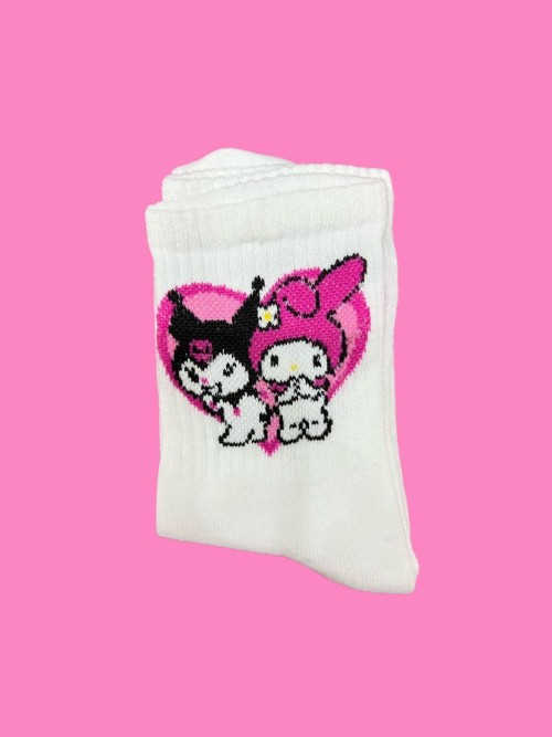 Hello Kitty and kuromi